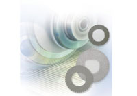Nickel blades for your dicing process for semiconductor materials.