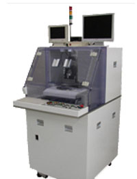 Opto System Breaker cuts a scribed wafer.